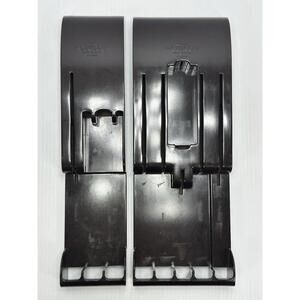 2 Cutco Knife Holder Wall Mount Tray Caddy Storage 6 Slot & 4 Slot Brown